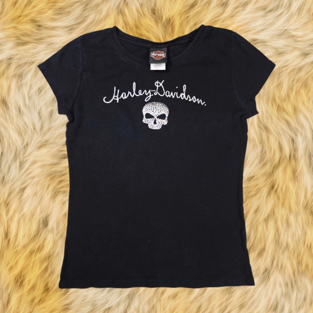 VINTAGE HARLEY DAVIDSON BLING SHIRT